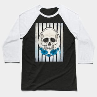 Cameo Skull (Rectangular Version) Baseball T-Shirt